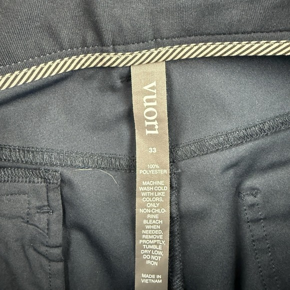 Vuori Pants Men's 34x32* Meta Blue Athletic Slim Chino Performance V430 Stretch - Picture 6 of 12